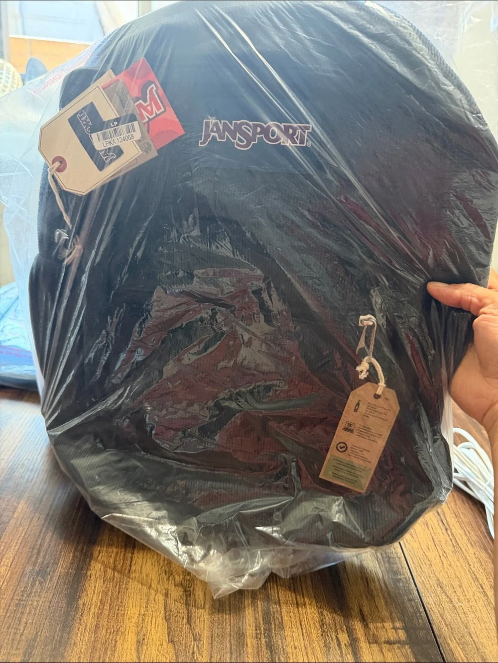 Jansport Backpack Black Corduroy
